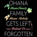 Toddler's Lilo & Stitch Sleek Ohana means Family Quote T-Shirt