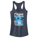 Junior's Lilo & Stitch Ohana Means Family Racerback Tank Top