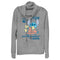 Junior's Lilo & Stitch Armed and Ready Cowl Neck Sweatshirt