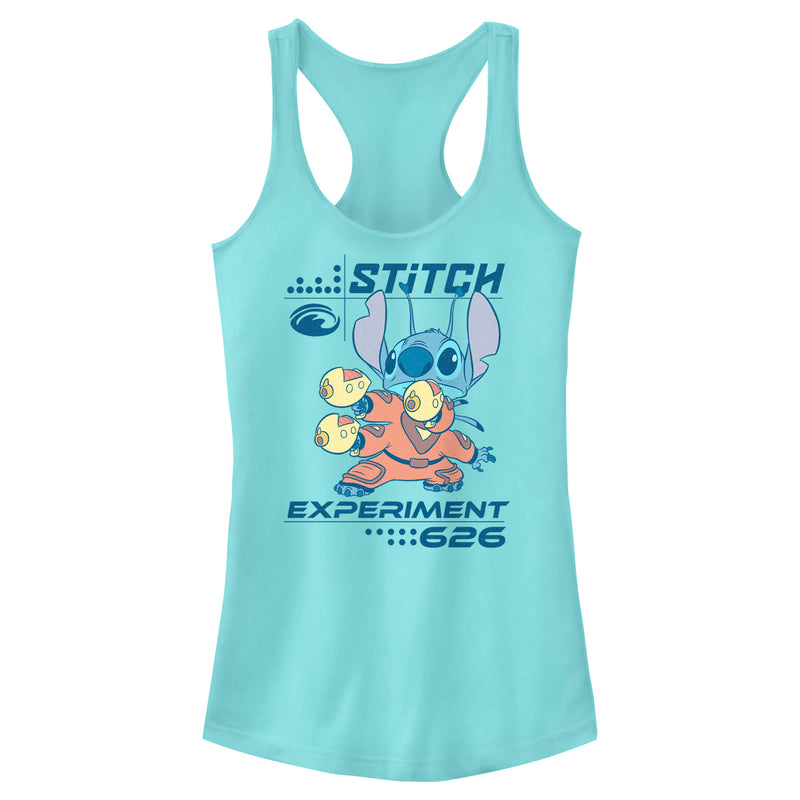 Junior's Lilo & Stitch Armed and Ready Racerback Tank Top