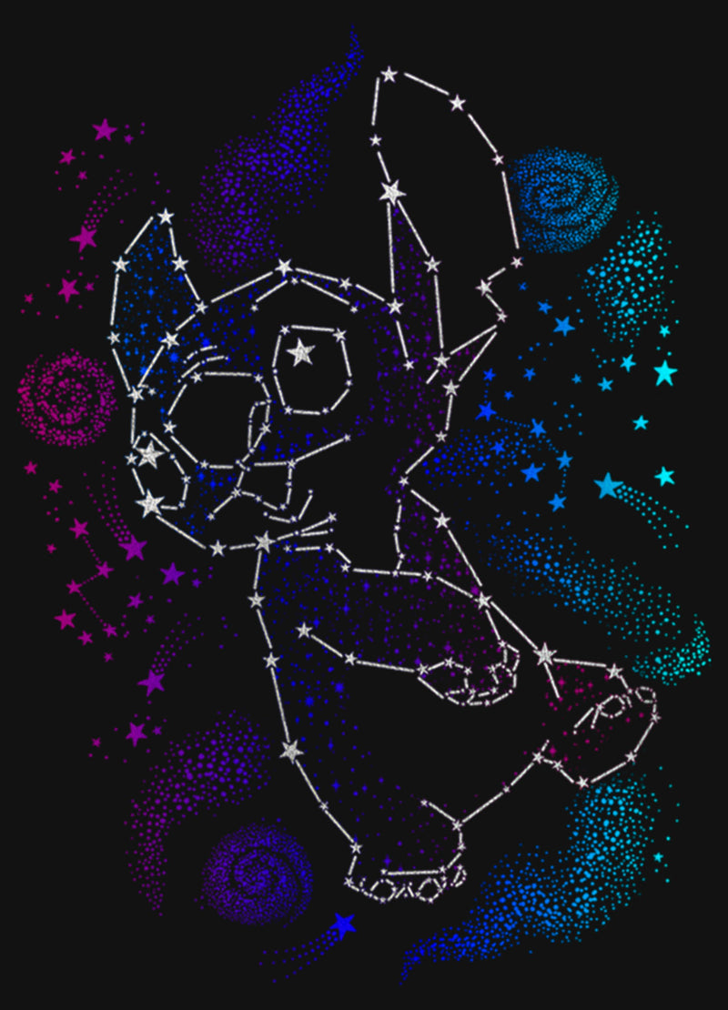Girl's Lilo & Stitch Constellation of Stitch T-Shirt
