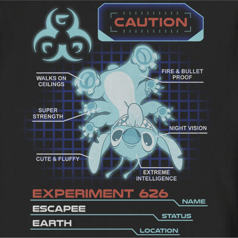 Men's Lilo & Stitch Experiment 626 Schematics Sweatshirt