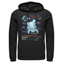 Men's Lilo & Stitch Experiment 626 Schematics Pull Over Hoodie