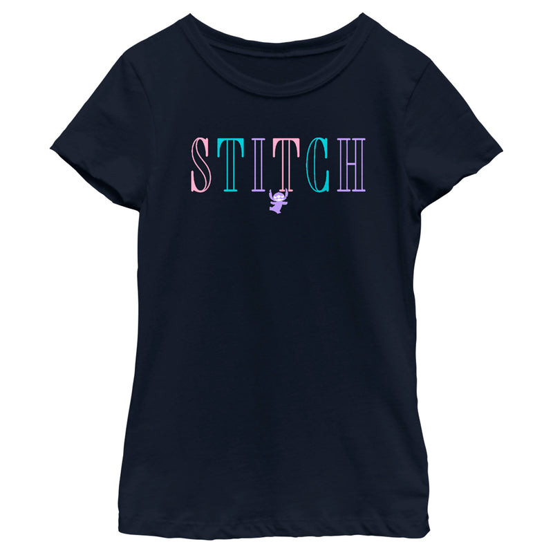 Girl's Lilo & Stitch Pastel Stitch T-Shirt