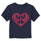 Toddler's Lilo & Stitch Distressed Heart Silhouette T-Shirt
