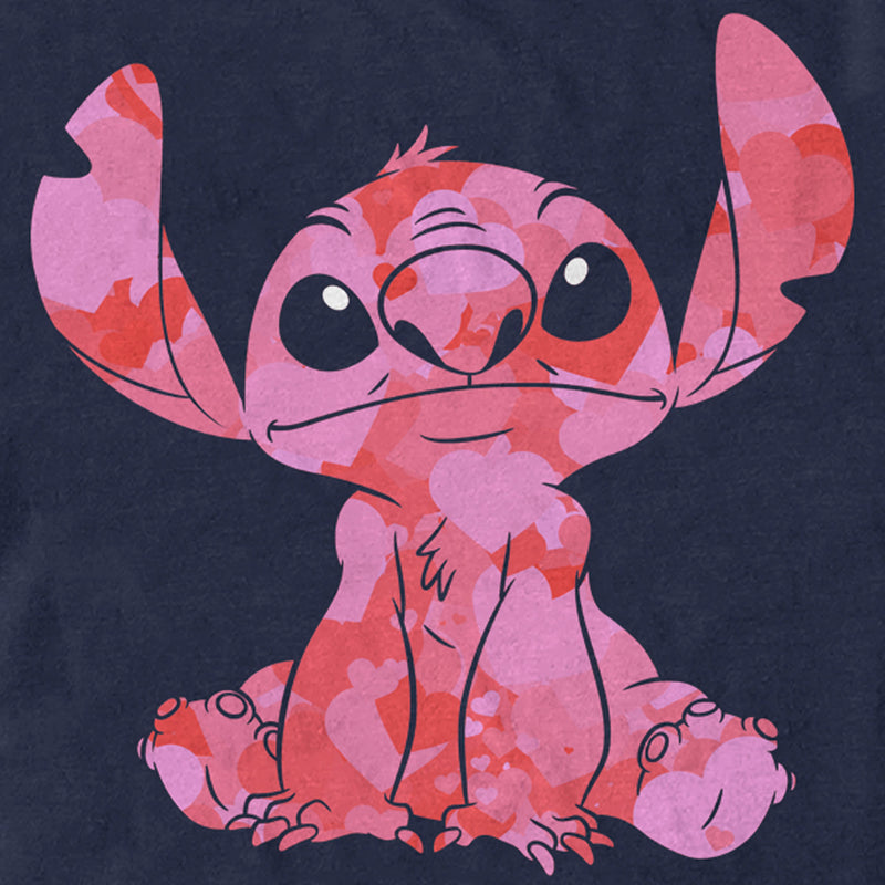 Men's Lilo & Stitch Heart Filled Stitch T-Shirt