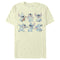 Men's Lilo & Stitch Watercolor Poses of Stitch T-Shirt