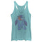 Women's Lilo & Stitch Tongue Out Stitch Racerback Tank Top
