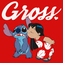 Girl's Lilo & Stitch Gross Kiss T-Shirt