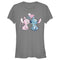 Junior's Lilo & Stitch With Angel Couple T-Shirt
