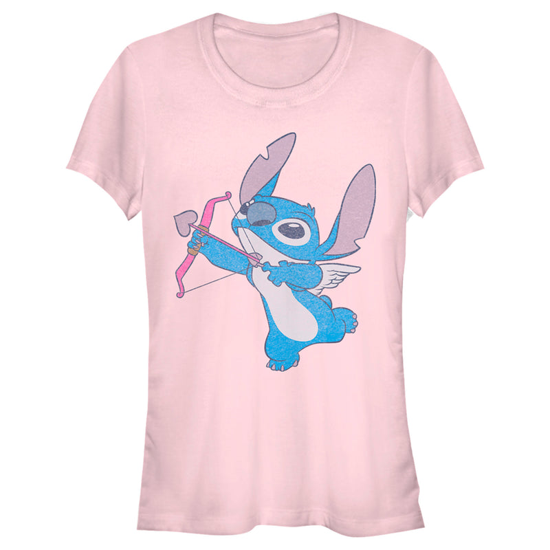 Junior's Lilo & Stitch Love Shot T-Shirt