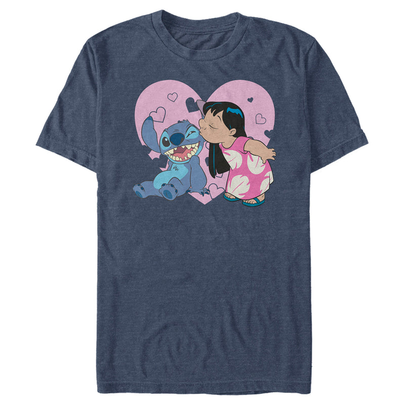 Men's Lilo & Stitch Kisses T-Shirt