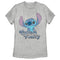 Women's Lilo & Stitch Cute & Fluffy Stitch T-Shirt
