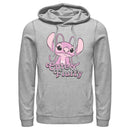 Men's Lilo & Stitch Angel Cute & Fluffy Pull Over Hoodie