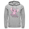 Men's Lilo & Stitch Angel Cute & Fluffy Pull Over Hoodie
