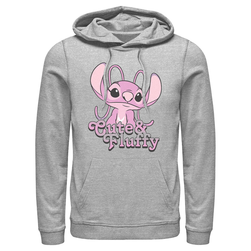 Men's Lilo & Stitch Angel Cute & Fluffy Pull Over Hoodie