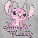Men's Lilo & Stitch Angel Cute & Fluffy Pull Over Hoodie