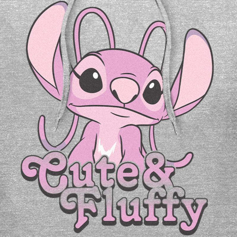 Men's Lilo & Stitch Angel Cute & Fluffy Pull Over Hoodie