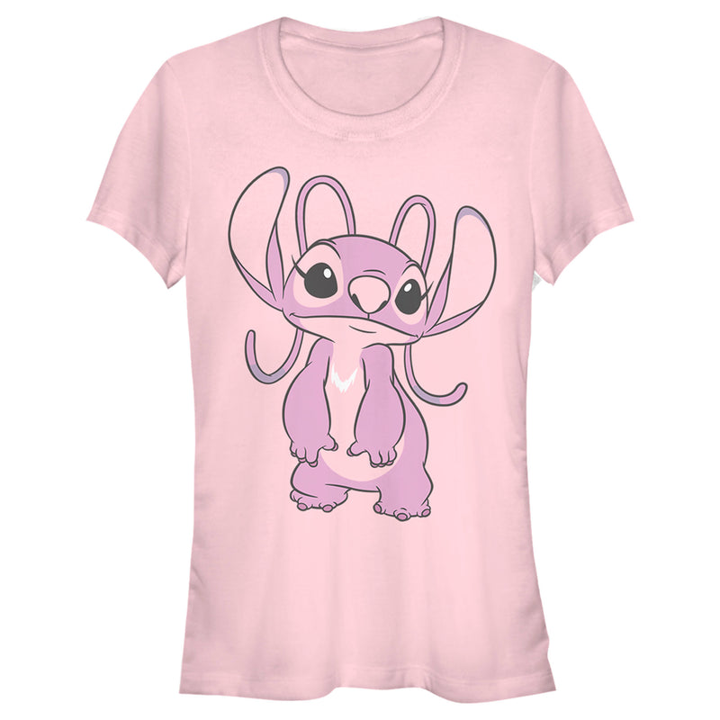 Junior's Lilo & Stitch Angel Large Portrait T-Shirt