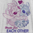 Women's Lilo & Stitch Made for Each Other Racerback Tank Top