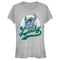 Junior's Lilo & Stitch Distressed Lucky Wink T-Shirt