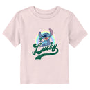 Toddler's Lilo & Stitch Distressed Lucky Rainbow Wink T-Shirt