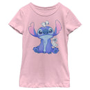 Girl's Lilo & Stitch Hanging with Ducks T-Shirt