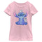 Girl's Lilo & Stitch Hanging with Ducks T-Shirt