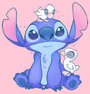 Girl's Lilo & Stitch Hanging with Ducks T-Shirt
