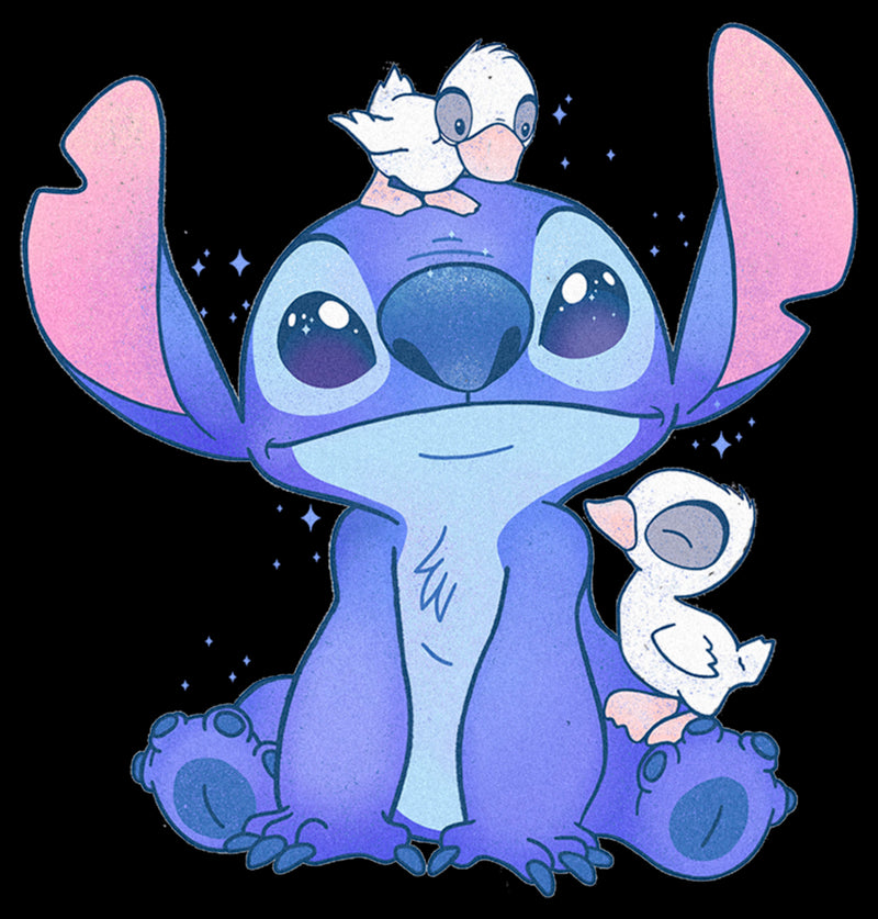 Men's Lilo & Stitch Hanging with Ducks T-Shirt