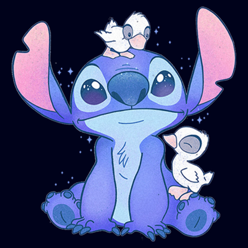 Toddler's Lilo & Stitch Sitting With Ducks T-Shirt