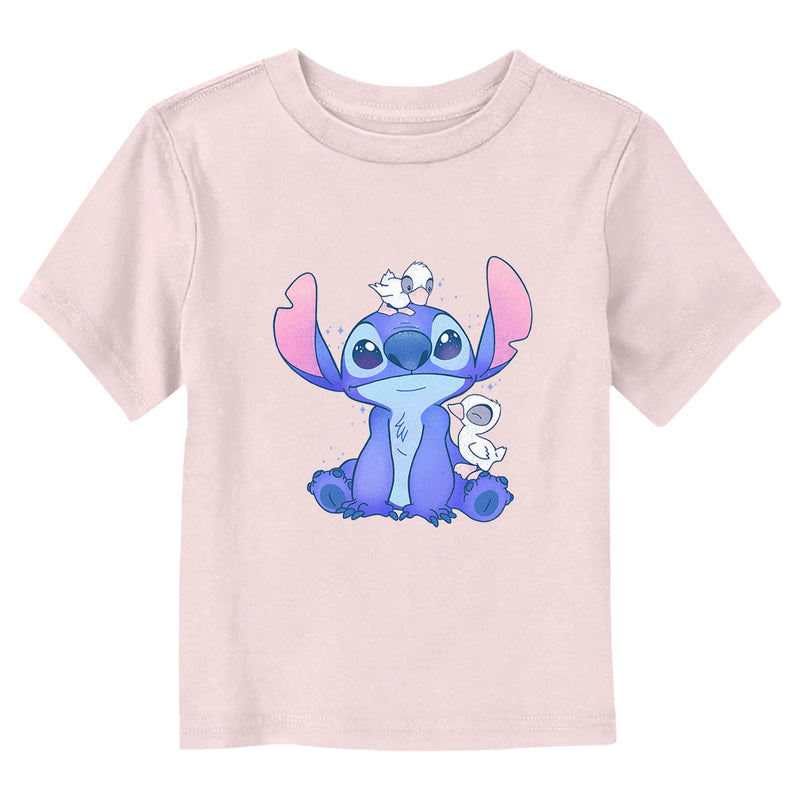 Toddler's Lilo & Stitch Sitting With Ducks T-Shirt