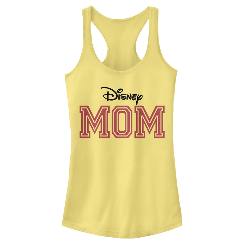 Junior's Mickey & Friends Mother's Day Mom Official Logo Racerback Tank Top