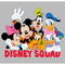 Junior's Mickey & Friends Disney Squad Group Shot T-Shirt