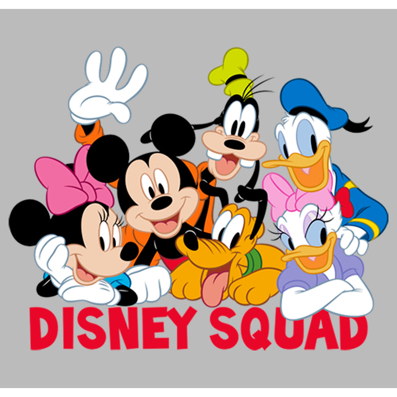 Junior's Mickey & Friends Disney Squad Group Shot T-Shirt