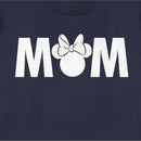 Women's Mickey & Friends Mother's Day Minnie Mouse Mom Navy T-Shirt