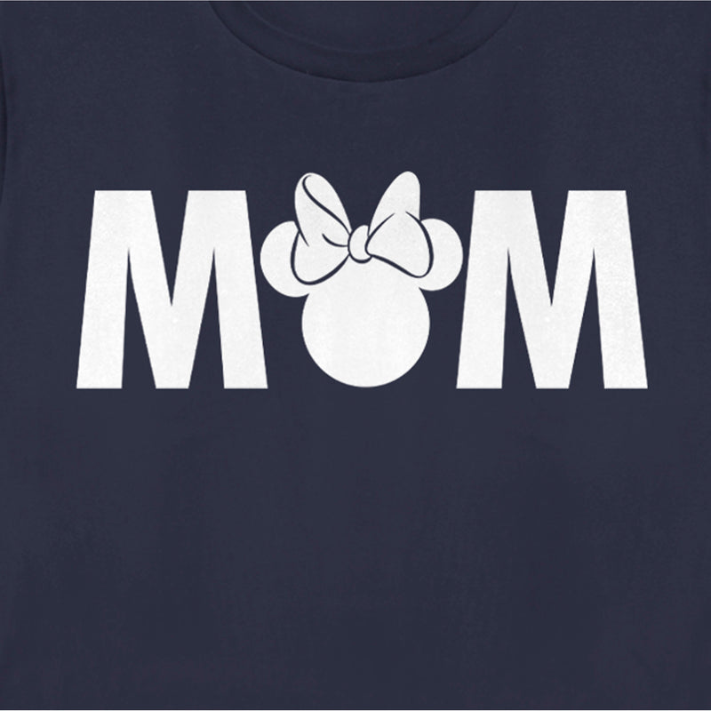 Women's Mickey & Friends Mother's Day Minnie Mouse Mom Navy T-Shirt