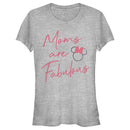 Junior's Mickey & Friends Mother's Day Minnie Pink Logo T-Shirt