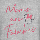 Junior's Mickey & Friends Mother's Day Minnie Pink Logo T-Shirt