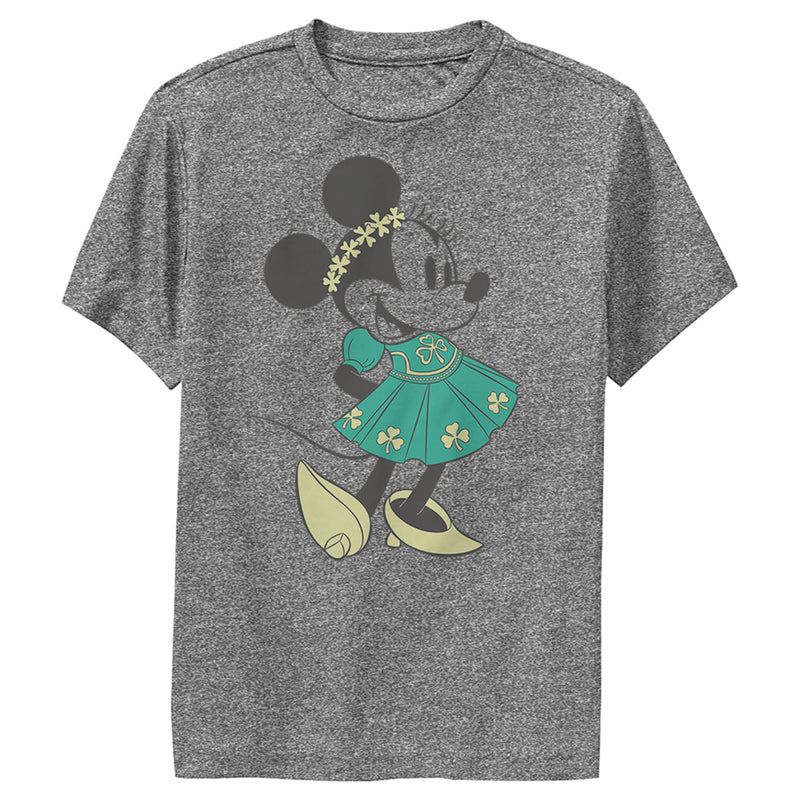 Boy's Mickey & Friends Flower Girl Minnie Performance Tee