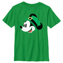 Boy's Mickey & Friends Mickey With Irish Hat T-Shirt