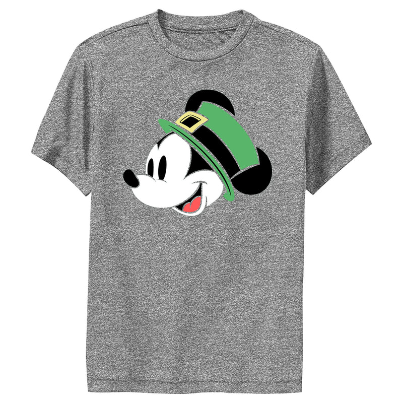 Boy's Mickey & Friends Mickey With Irish Hat Performance Tee