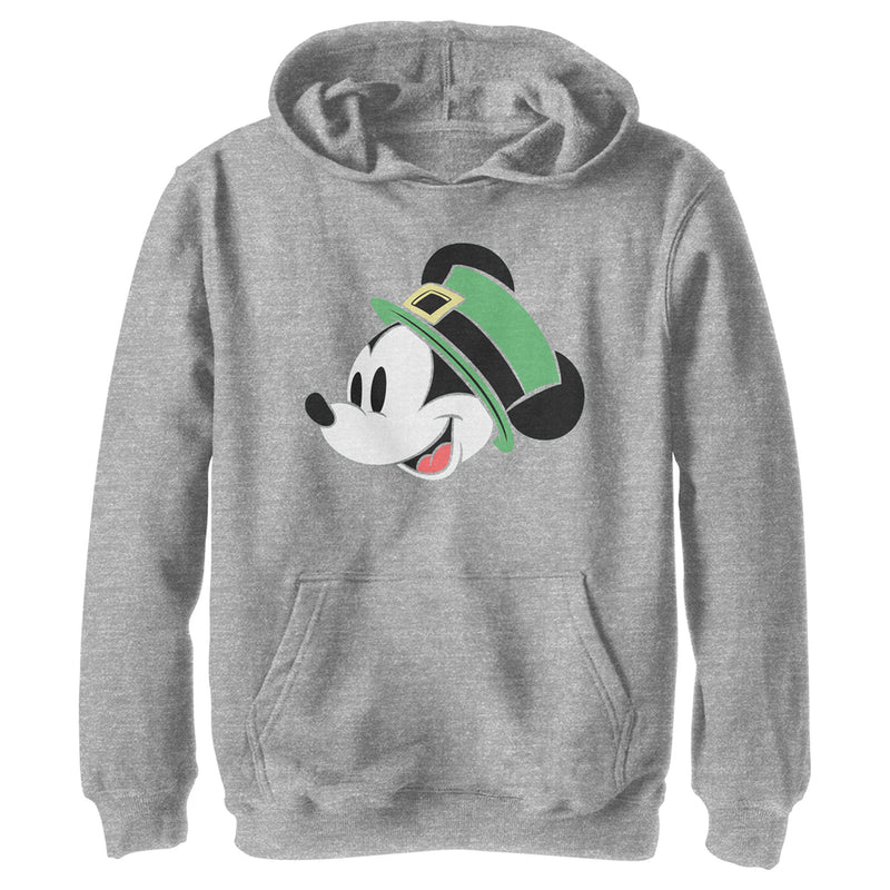 Boy's Mickey & Friends Mickey With Irish Hat Pull Over Hoodie