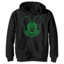 Boy's Mickey & Friends Mickey Mouse Clover Big Smile Pull Over Hoodie