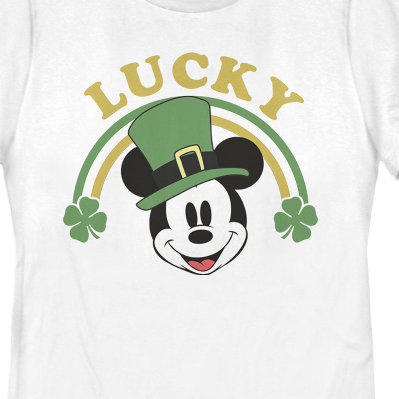 Women's Mickey & Friends Lucky Rainbow T-Shirt