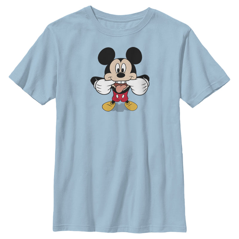 Boy's Mickey & Friends Mickey Mouse Tongue Out T-Shirt