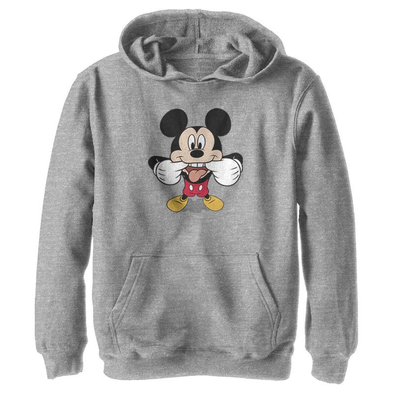 Boy's Mickey & Friends Mickey Mouse Tongue Out Pull Over Hoodie