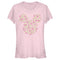 Junior's Mickey & Friends Mickey and Friends Egg Silhouette T-Shirt