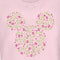 Junior's Mickey & Friends Mickey and Friends Egg Silhouette T-Shirt