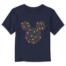 Toddler's Mickey & Friends Florals and Eggs Silhouette T-Shirt